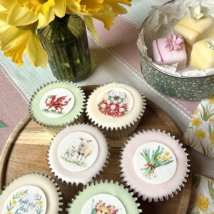 St David's Day Welsh Pride Cupcake Toppers