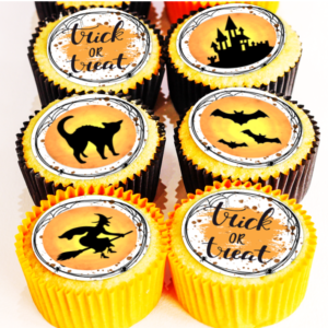 Halloween Cupcake Toppers - 4cm x 24