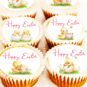 Easter Chick Cupcake Toppers - 4xm x 24