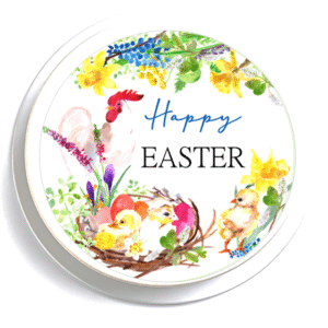 Easter Cake Topper - 7" Round
