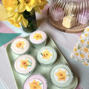 Daffodil Cake Toppers - 4cm x 24