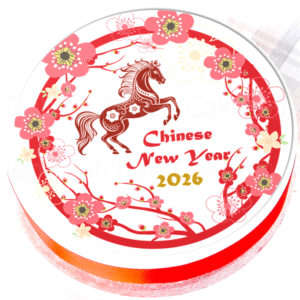 Chinese New Year 2026 - Year Of The Horse Cake Topper