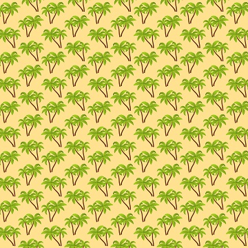 Palm Tree Pattern Icing Sheet