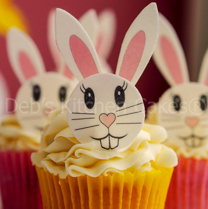 Easter Bunny Edible Wafer 12 bunny Stand up per sheet