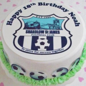 Personalised Sports Team Cake Topper 7.5" Round