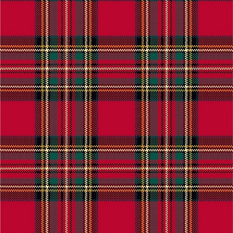 Red Tartan Icing Sheet