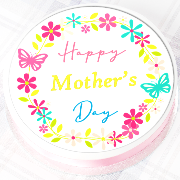 Happy Mother's Day Cake Topper 7.5" Round