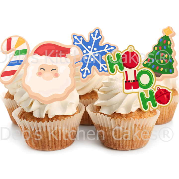 Stand Up Christmas Characters - PRE CUT - Thick Wafer - 4.5cm x 12